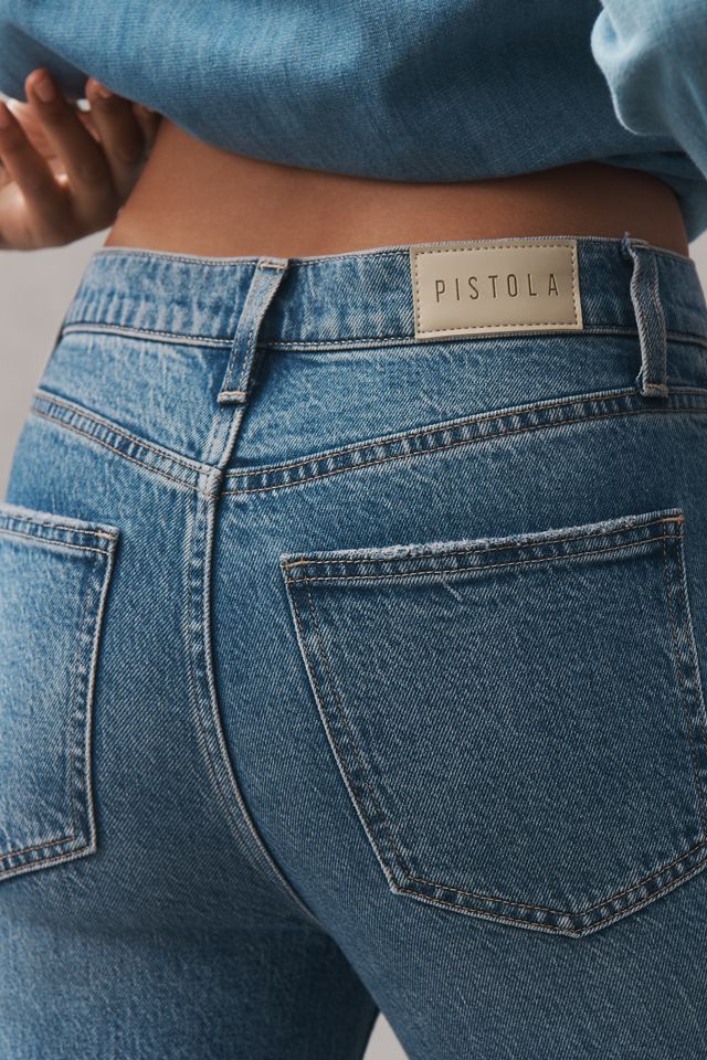 Pistola Bri High-Rise Ankle Straight-Leg Jeans #3