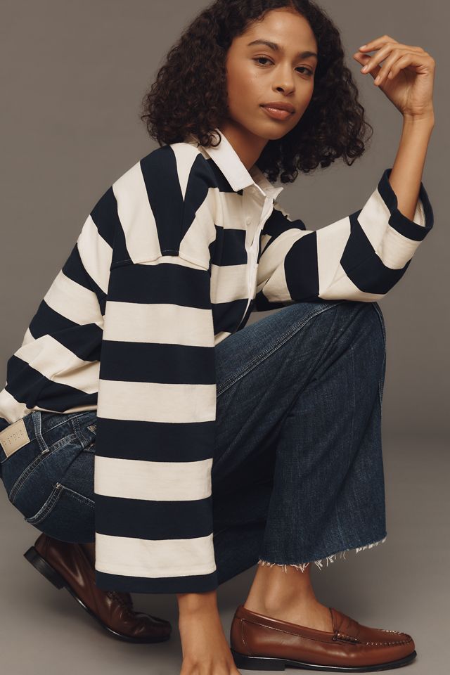Pistola Kacey Cuffed High-Rise Wide-Leg Boyfriend Jeans #4