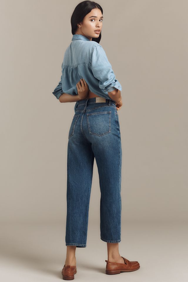 Pistola Cassie High-Rise Crop Straight-Leg Jeans #2