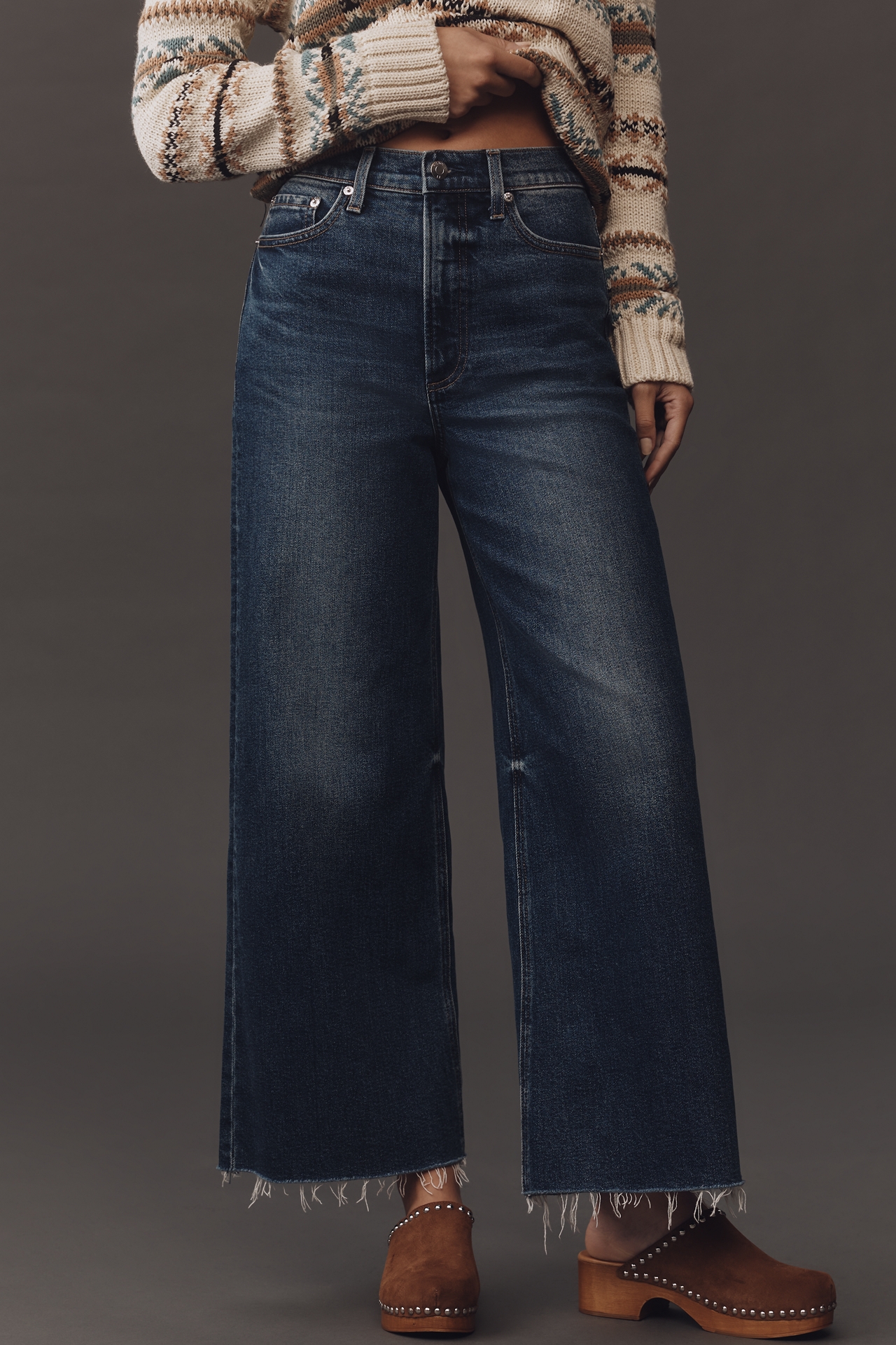Pistola Lana High-Rise Crop Wide-Leg Jeans