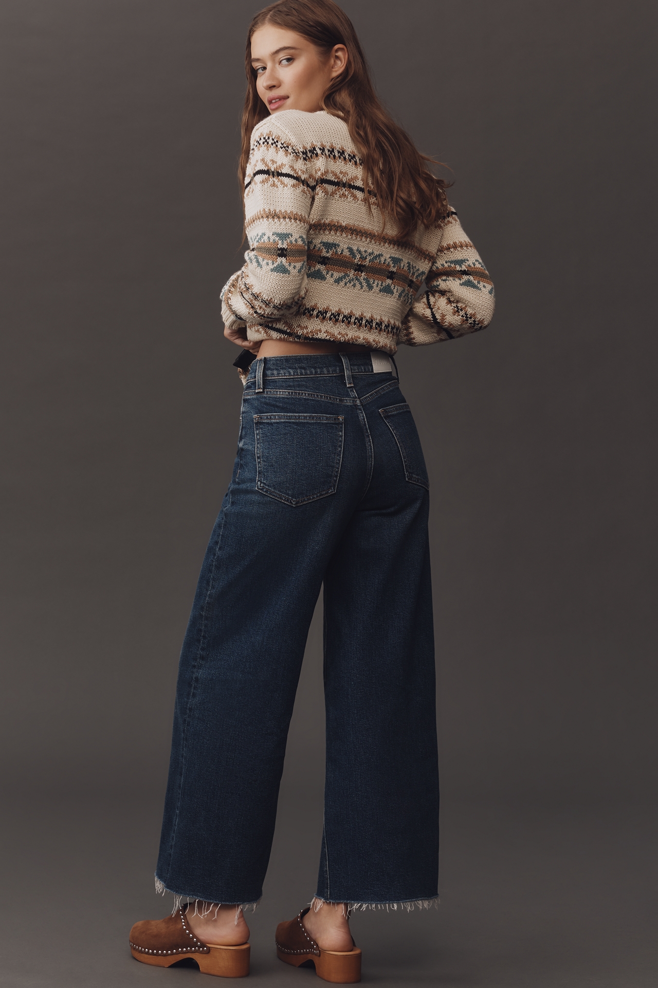 Pistola Lana High-Rise Crop Wide-Leg Jeans