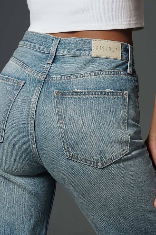 Pistola Cassie High-Rise Straight-Leg Jeans #3