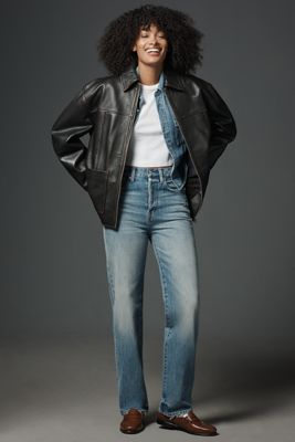 Pistola Cassie High-Rise Straight-Leg Jeans