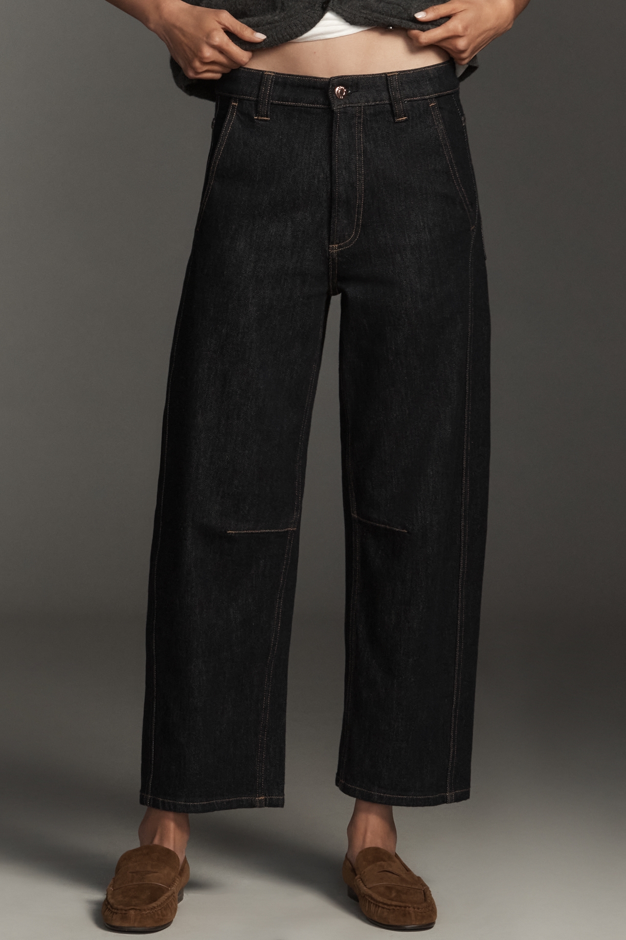 Pistola Beau High-Rise Crop Tapered Jeans