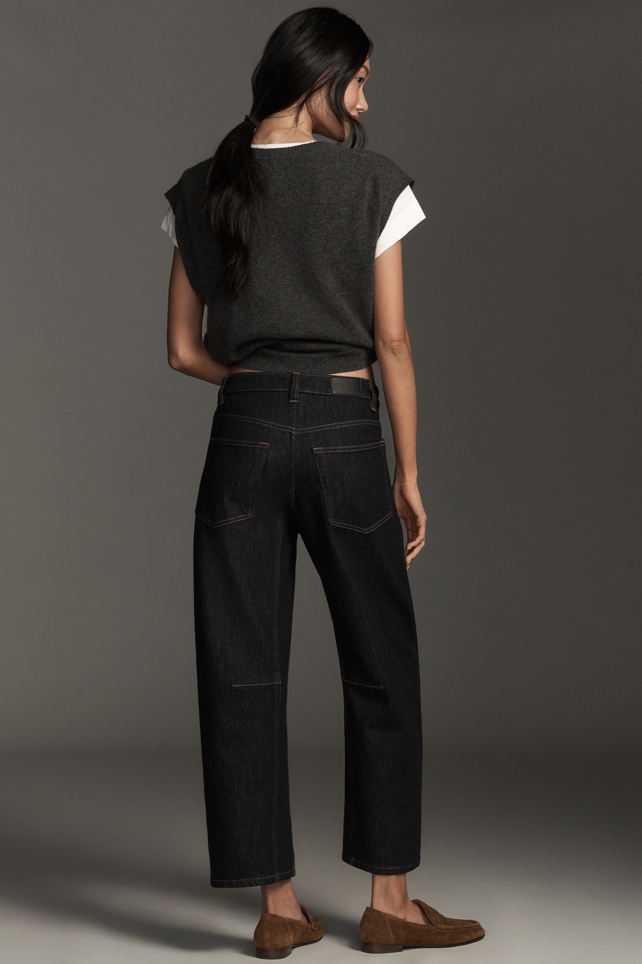 Pistola Beau High-Rise Crop Tapered Jeans