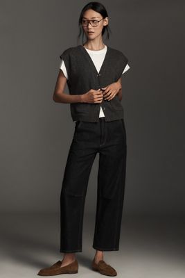 Pistola Beau High-Rise Crop Wide-Leg Jeans