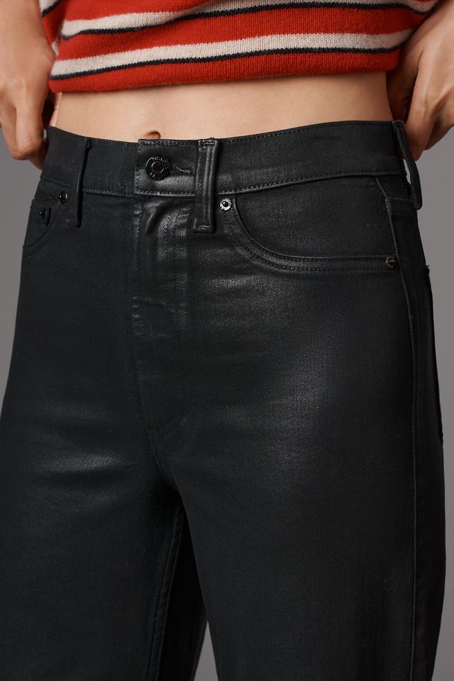 Pistola Lana High-Rise Wide-Leg Coated Jeans #3