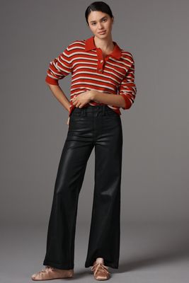 Pistola Lana High-Rise Wide-Leg Coated Jeans