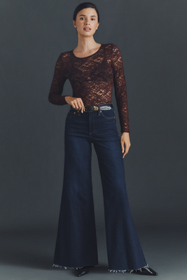 Pistola Izzy High-rise Super Wide-leg Jeans In Blue