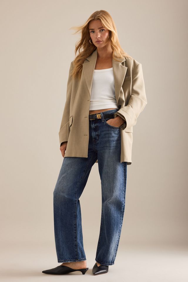Pistola Lexi Mid-Rise Bowed Straight Jeans #4