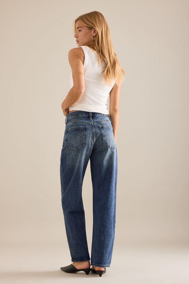 Pistola Lexi Mid-Rise Bowed Straight Jeans #1