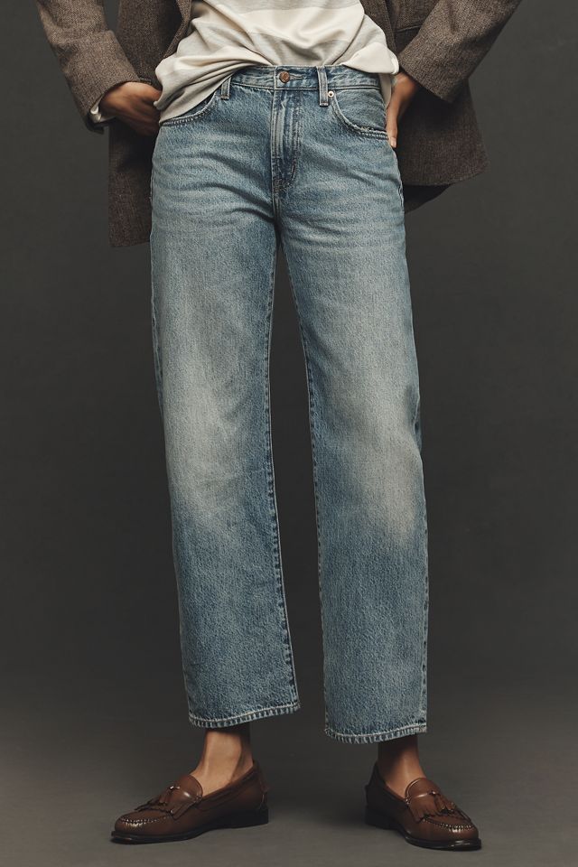 Pistola Lexi Mid-Rise Tapered Jeans | Anthropologie