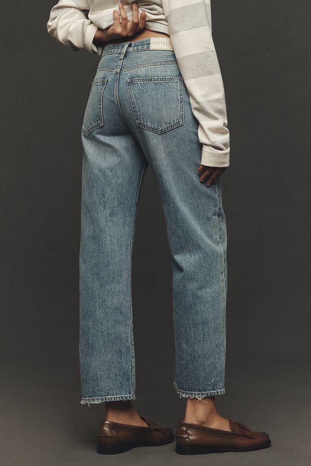 Pistola Lexi Mid-Rise Tapered Jeans | Anthropologie