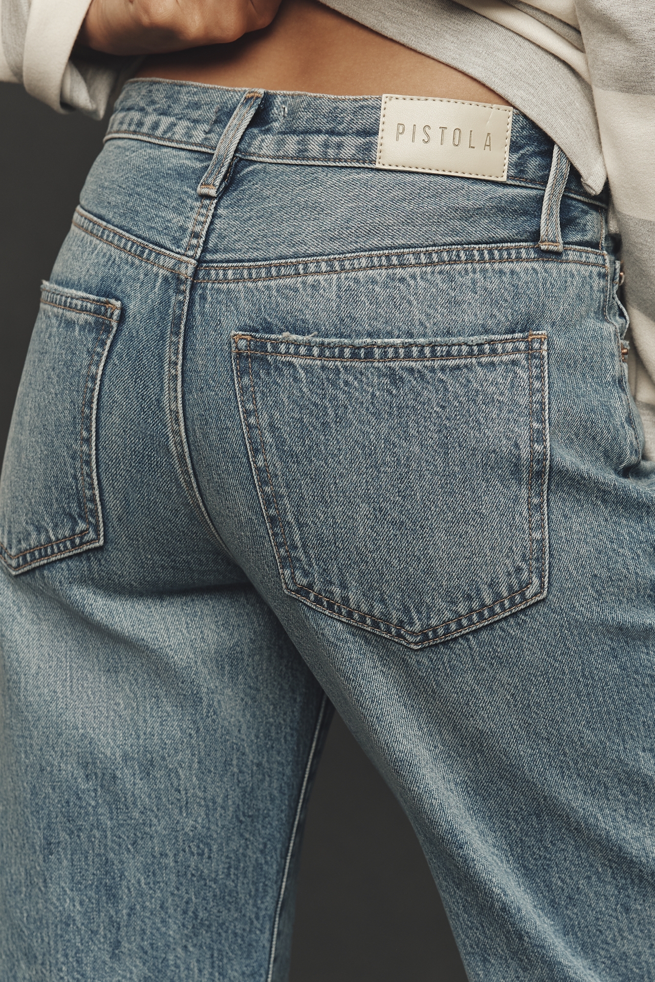 Pistola Lexi Mid-Rise Tapered Jeans