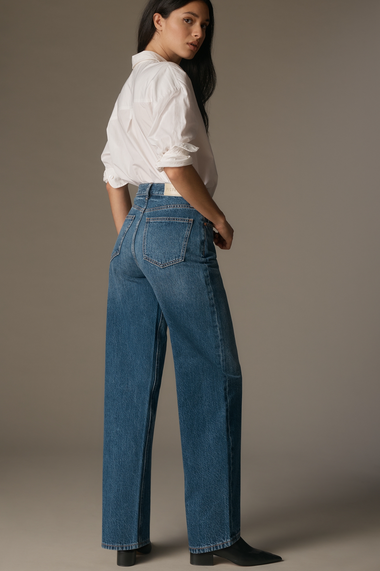 Pistola Wes High-Rise Tapered Jeans