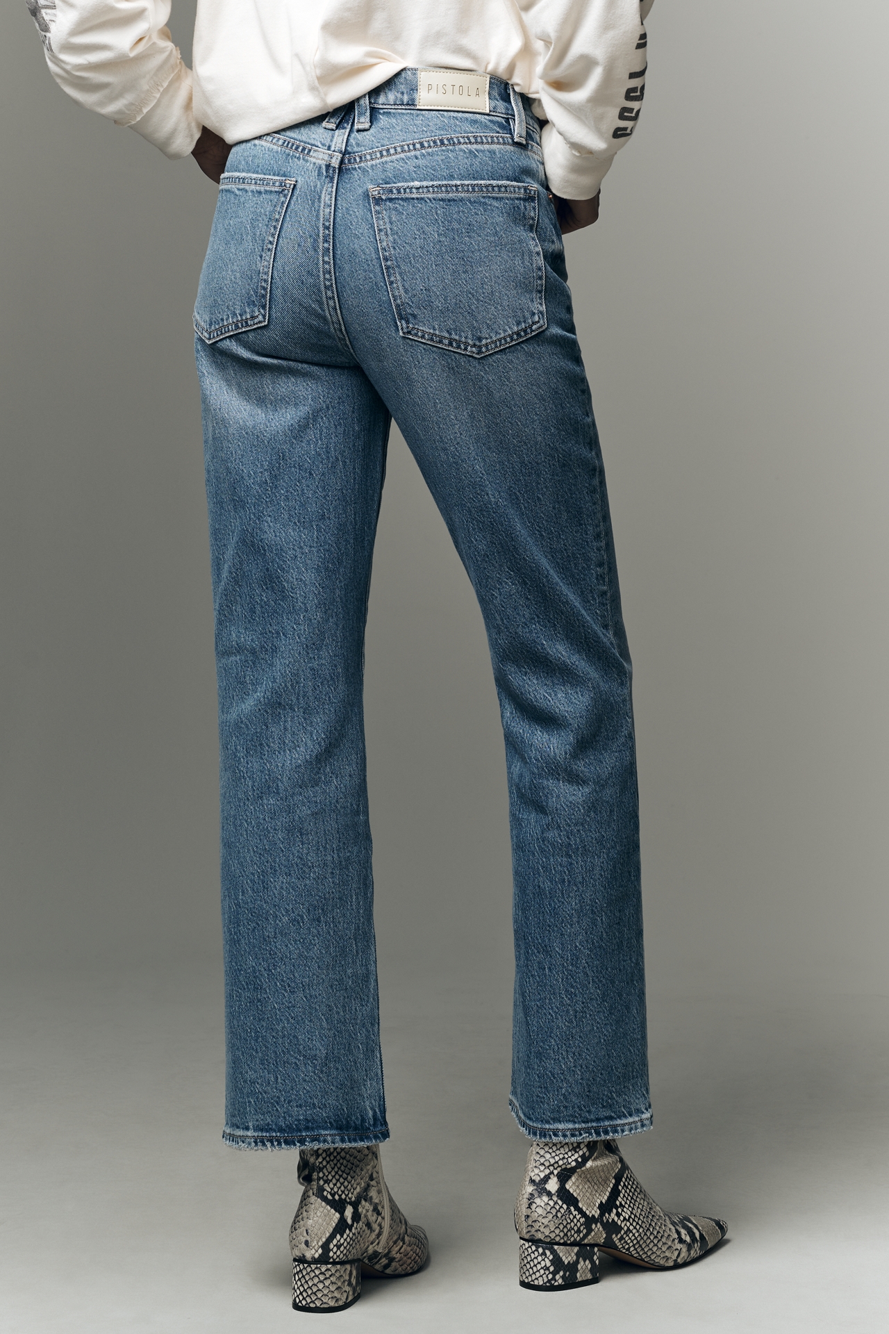 Pistola Ally High-Rise Crop Flare Jeans
