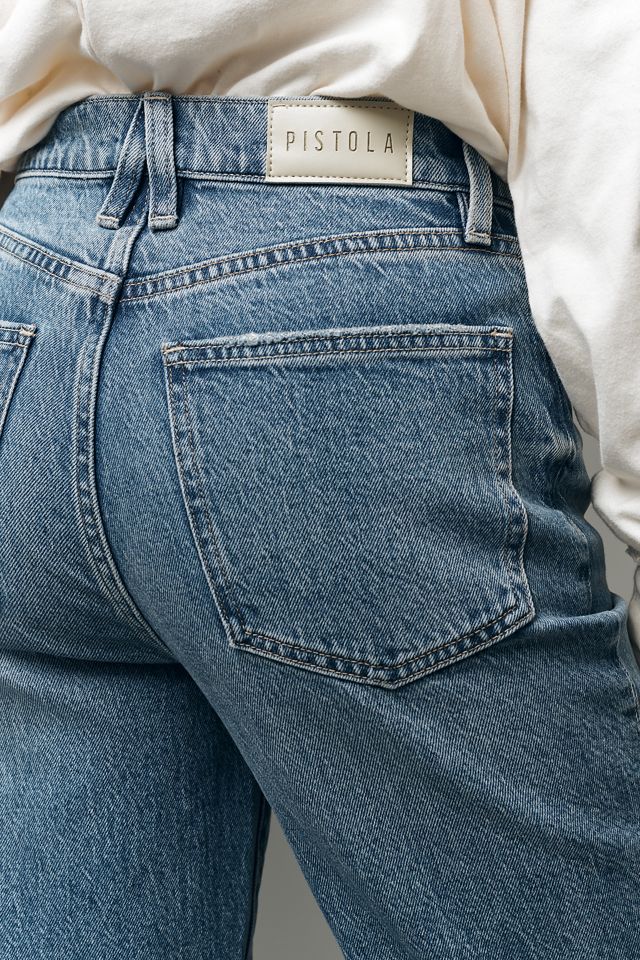 Pistola Ally High-Rise Crop Flare Jeans | Anthropologie