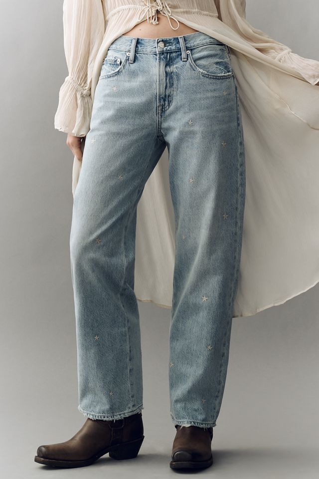 Pistola Lexi Mid-Rise Tapered Jeans #1