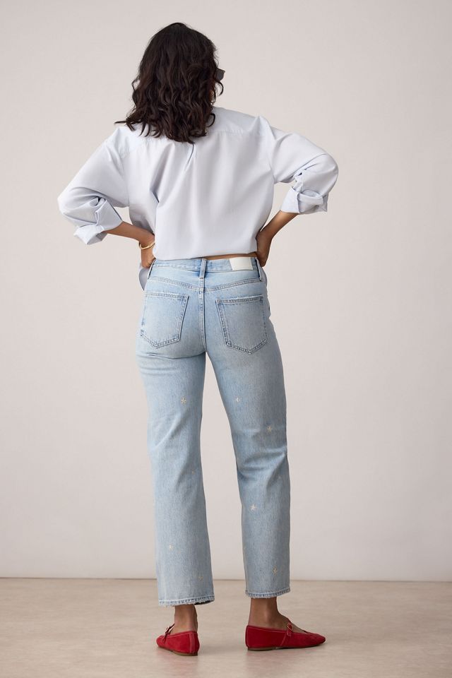 Pistola Lexi Star Jeans mit Mittelhohem Bund und Gebogenem Geradem Bein #4
