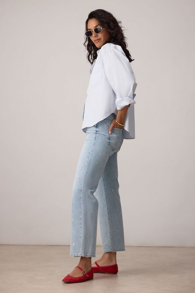 Pistola Lexi Star Jeans mit Mittelhohem Bund und Gebogenem Geradem Bein #2