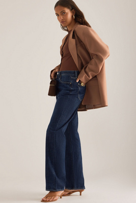 Pistola Cassie High-Rise Straight-Leg Jeans