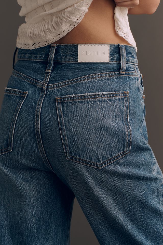 Pistola Cassie High-Rise Straight-Leg Jeans #3