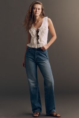 Pistola Cassie High-Rise Straight-Leg Jeans