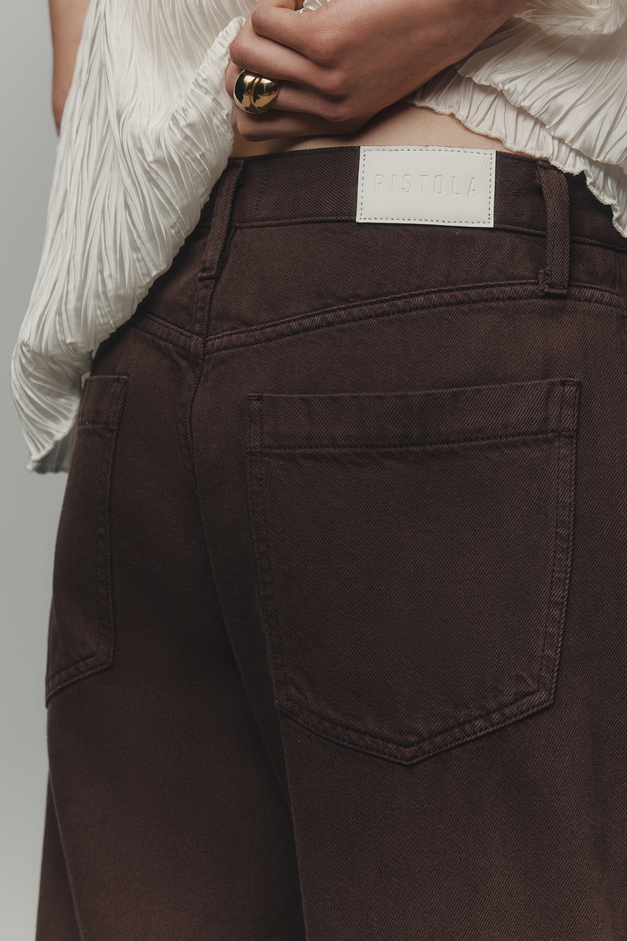 Pistola Jadyn Low-Rise Wide-Leg Jeans