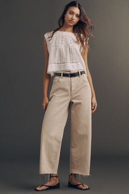 Pistola Tate High-Rise Crop Tapered Jeans