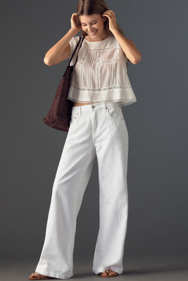 Pistola Jadyn Low-Rise Wide-Leg Jeans | Anthropologie