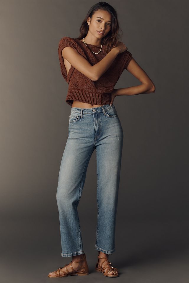 Pistola Aleks High-Rise Straight-Leg Jeans | Anthropologie
