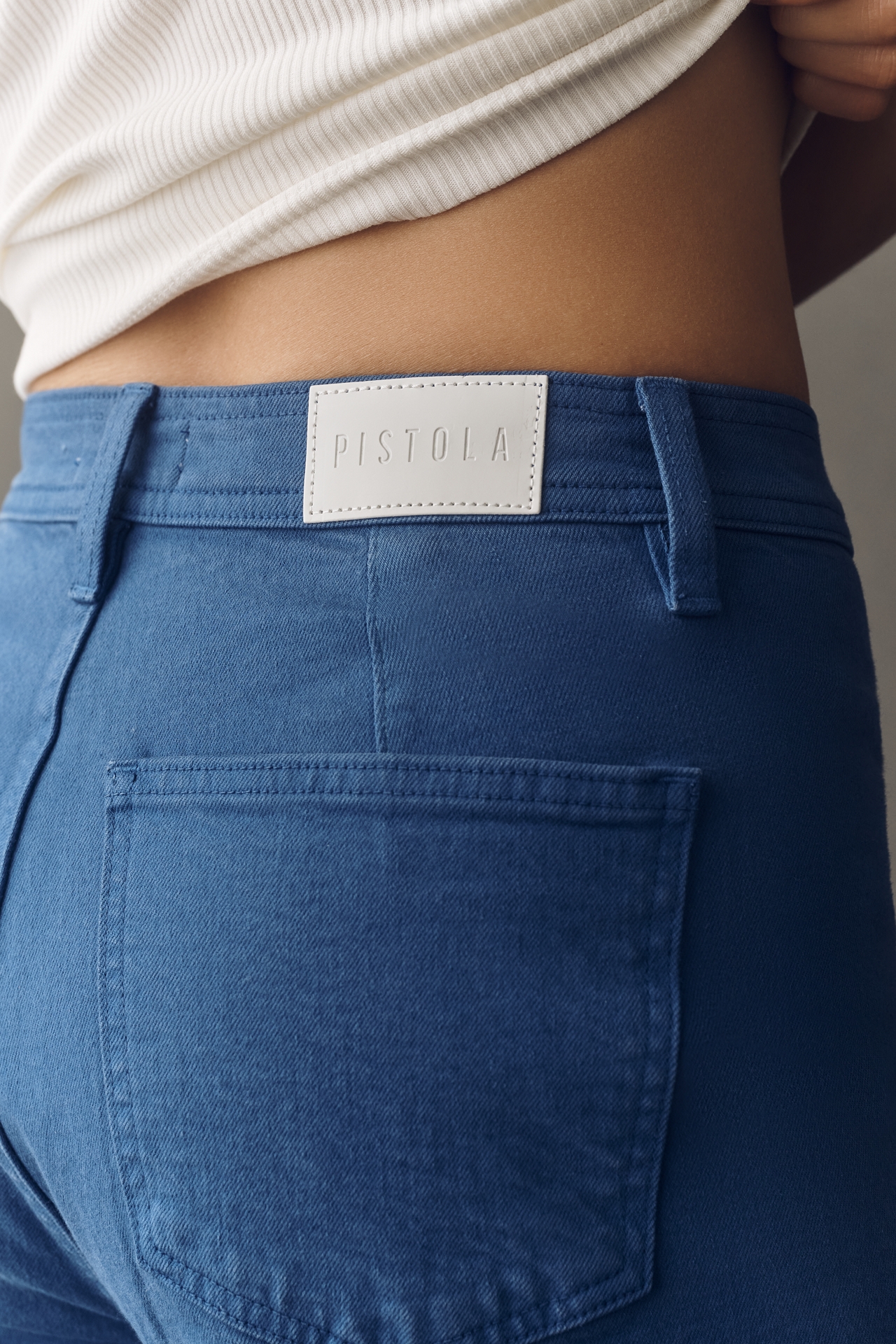 Pistola Penny High-Rise Crop Wide Leg Jeans