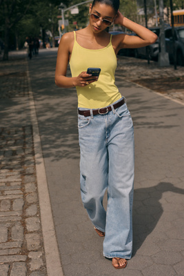 Pistola Larsen High Rise Relaxed Flare Jeans | Anthropologie