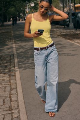Pistola Larsen High Rise Relaxed Flare Jeans