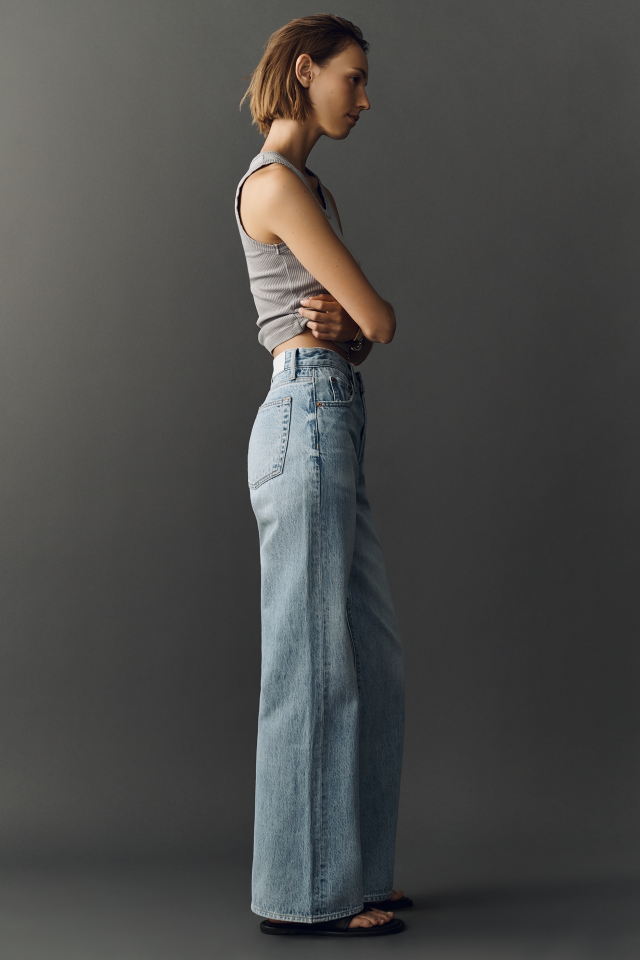 Pistola Larsen High Rise Relaxed Flare Jeans