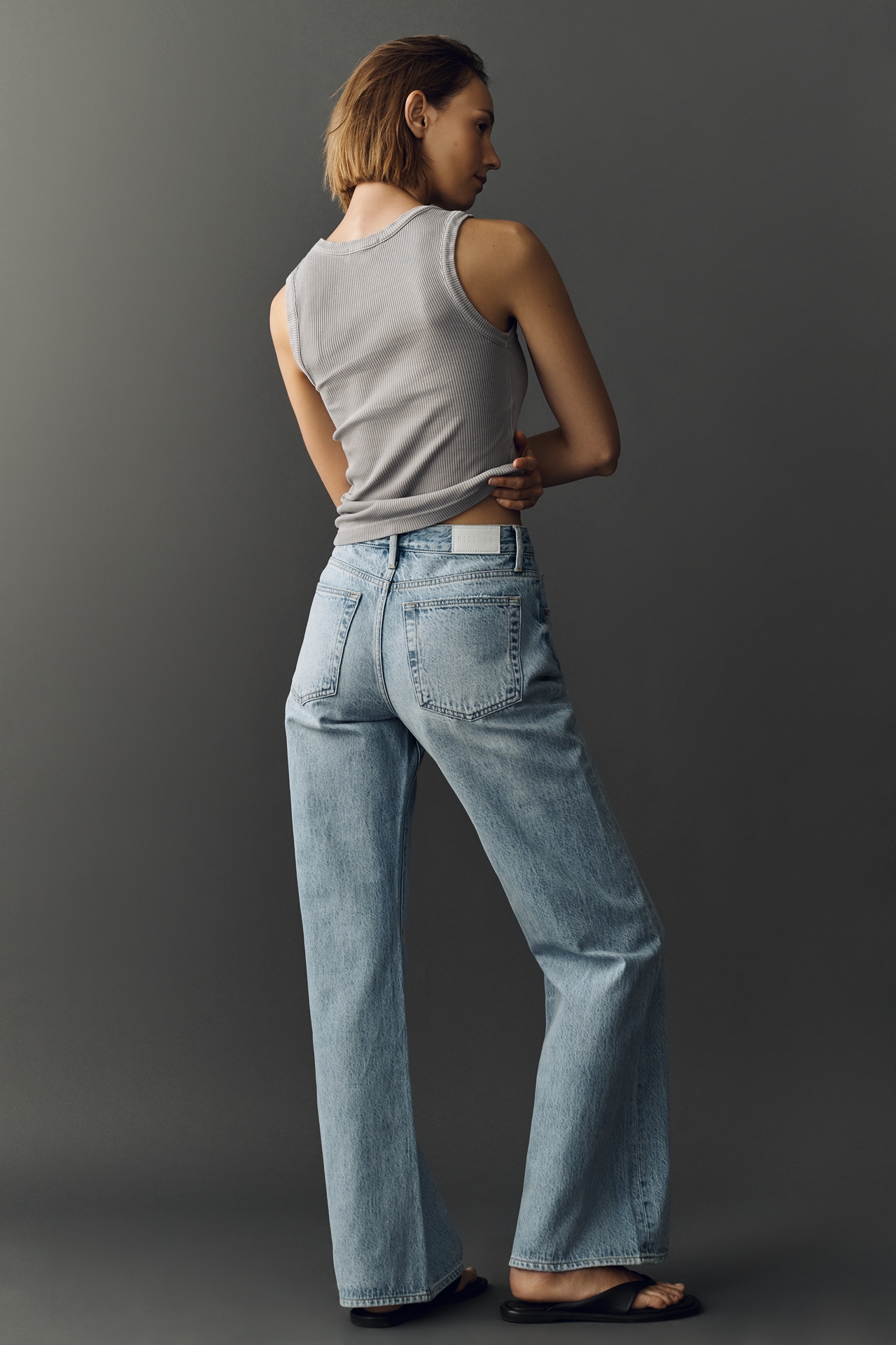 Pistola Larsen High Rise Relaxed Flare Jeans