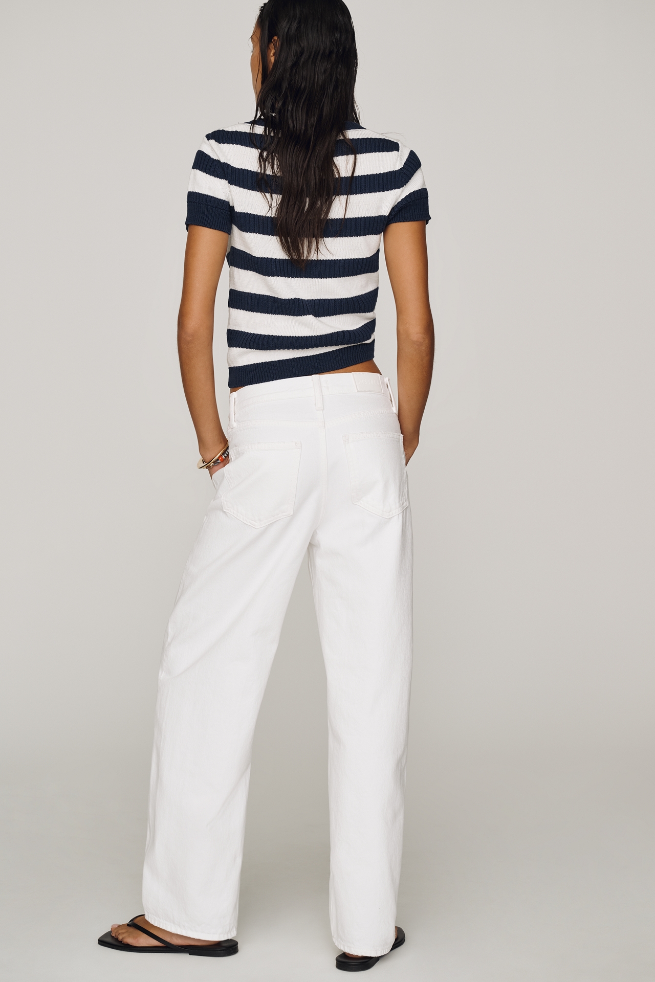 Pistola Wes Cotton High-Rise Barrel Jeans