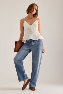 Jeans Boyfriend con Risvolto Donny Pistola