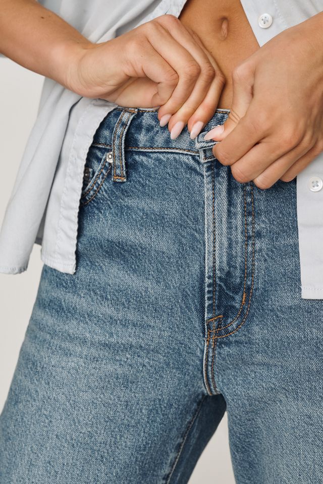 Pistola Aleks Crop Mid-Rise Straight Jeans | Anthropologie
