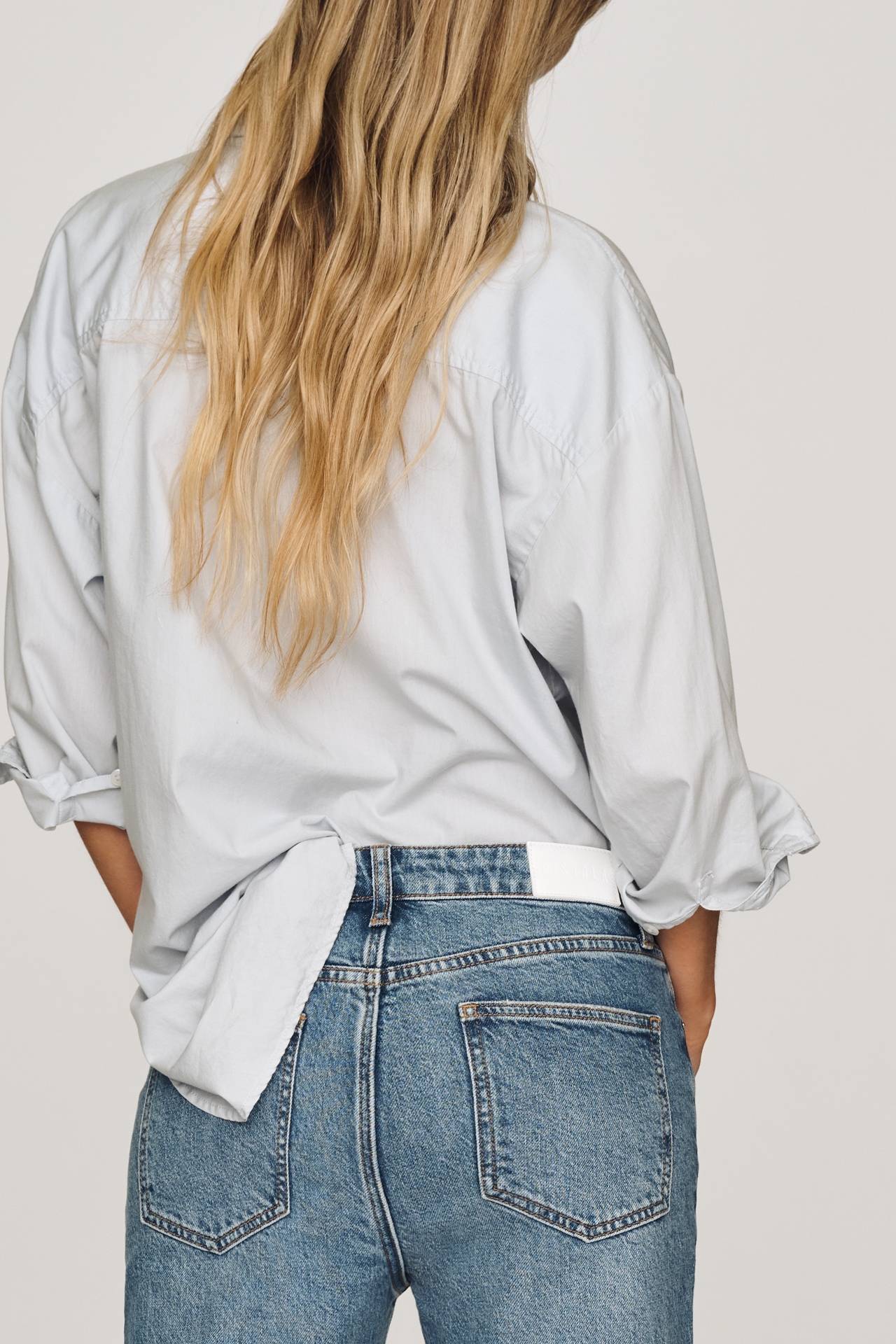 Pistola Aleks Crop Mid-Rise Straight Jeans