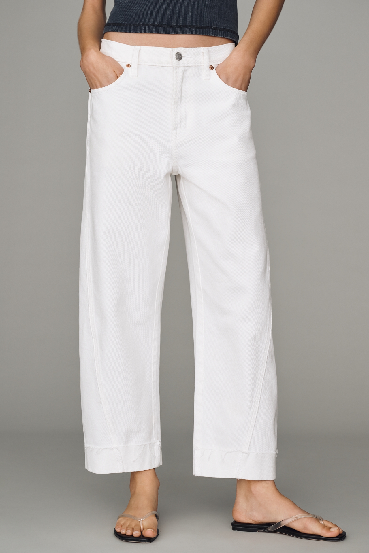 Pistola Kacey Cotton High-Rise Relaxed Jeans