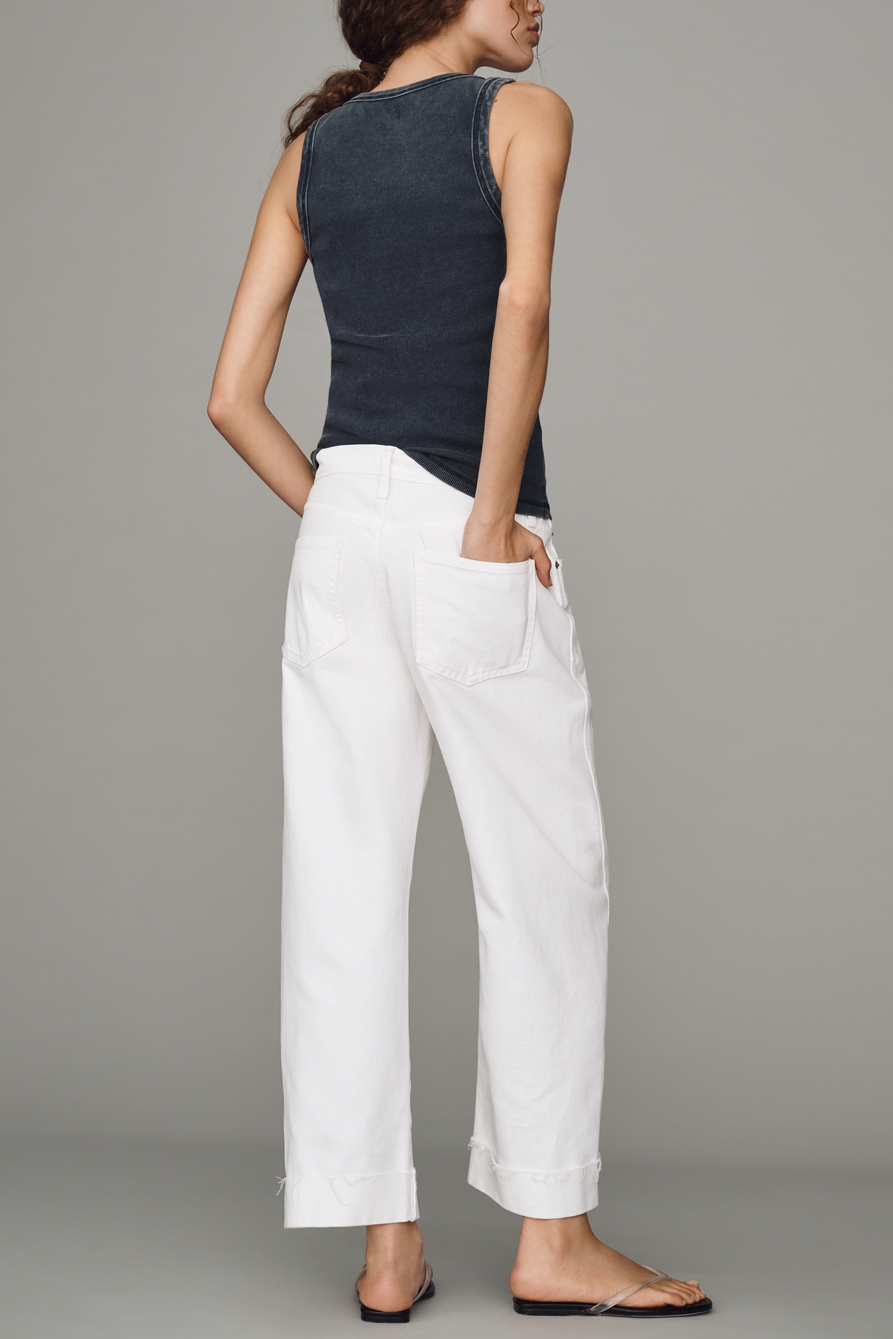 Pistola Kacey Cotton High-Rise Relaxed Jeans
