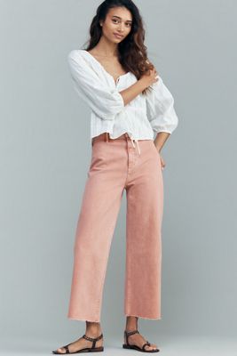 Pistola Penny High-Rise Crop Wide-Leg Jeans