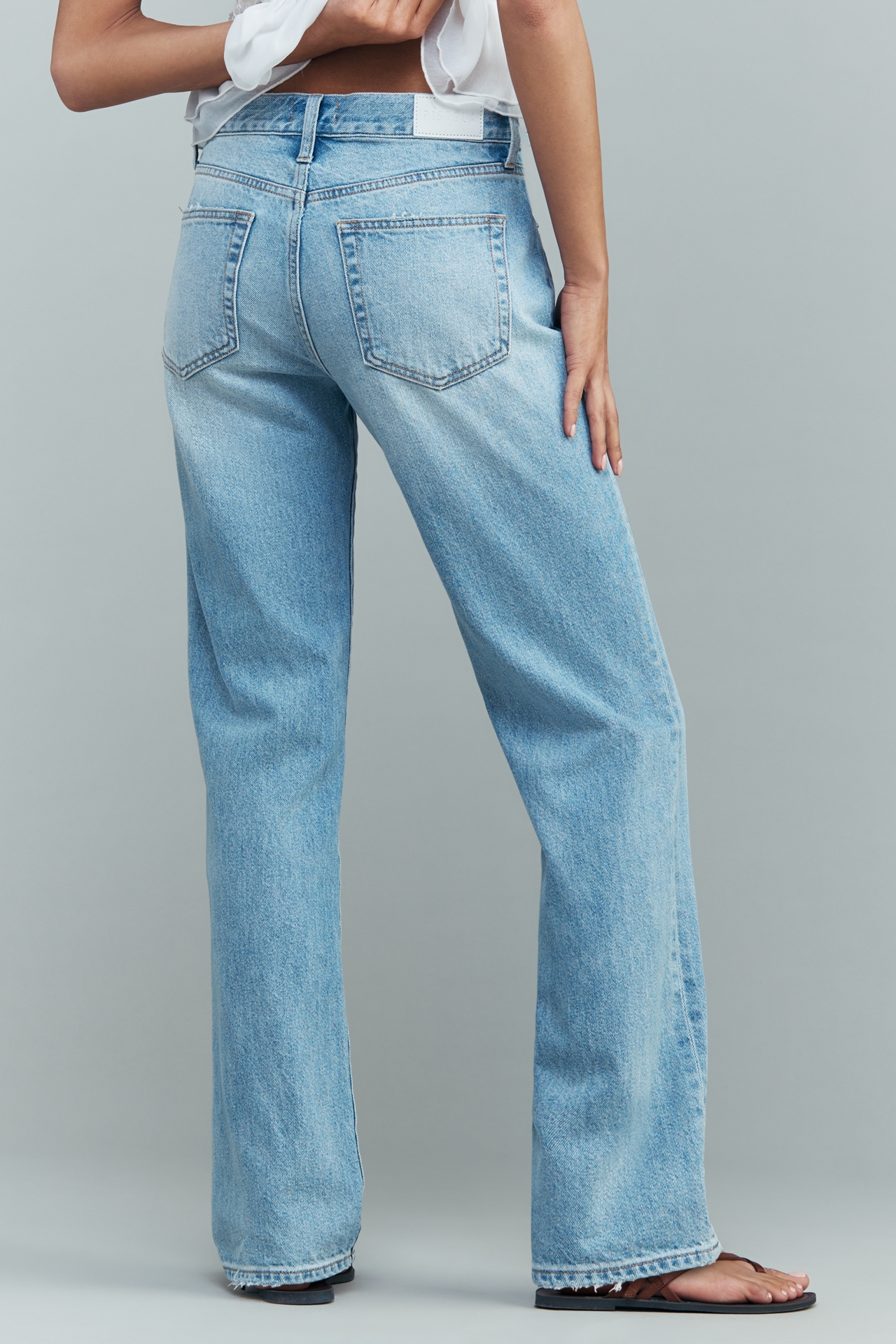 Pistola Issa Mid-Rise Straight Jeans