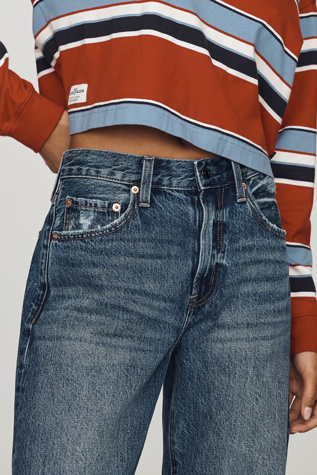 Pistola Lexi Mid-Rise Tapered-Leg Jeans #1