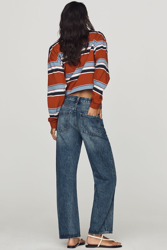 Pistola Lexi Mid-Rise Tapered-Leg Jeans #2
