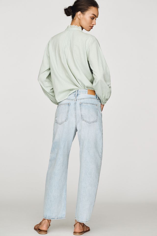 Pistola Petite Wes High-Rise Barrel-Leg Jeans #3