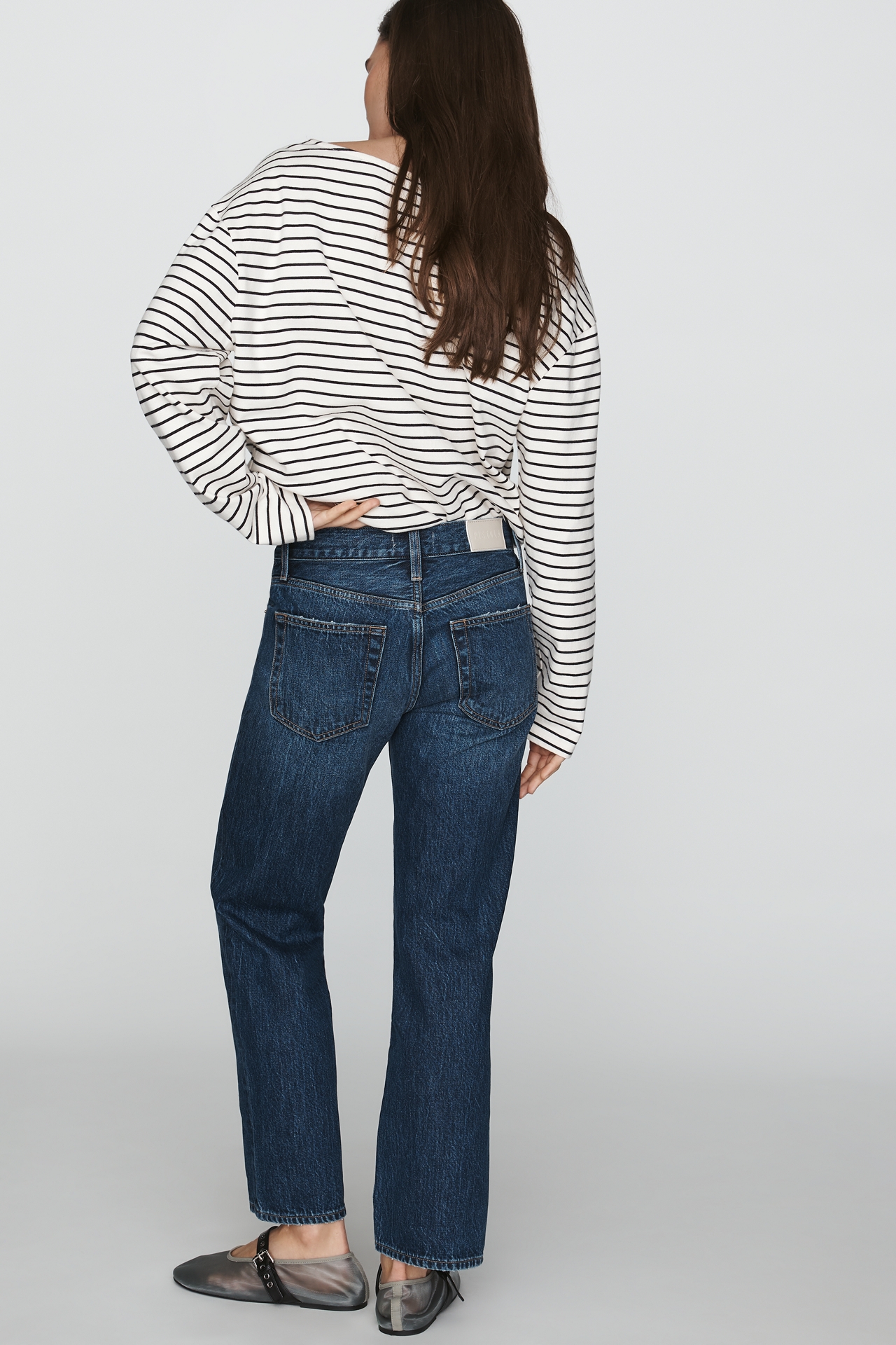 Pistola Issa Mid-Rise Straight Jeans