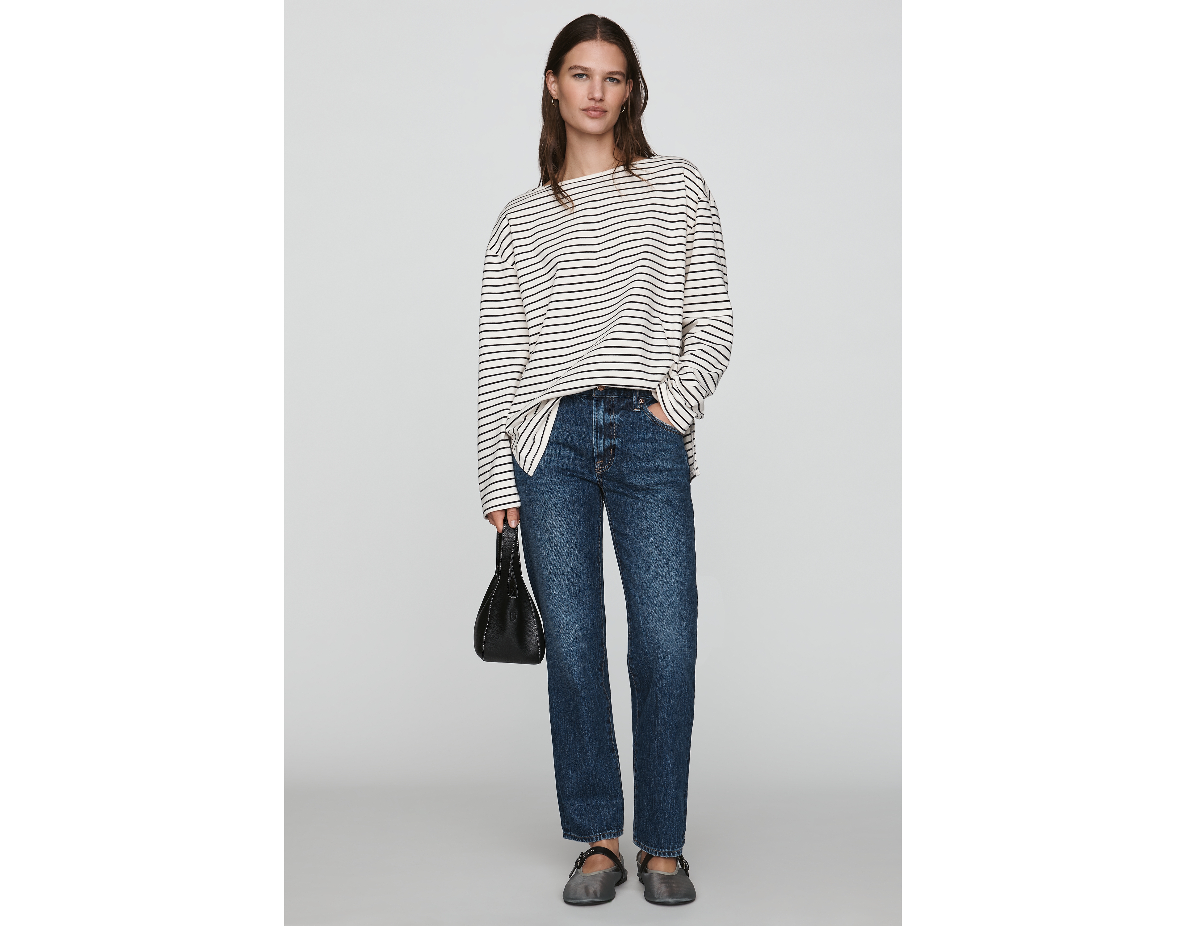 Pistola Issa Mid-Rise Straight Jeans