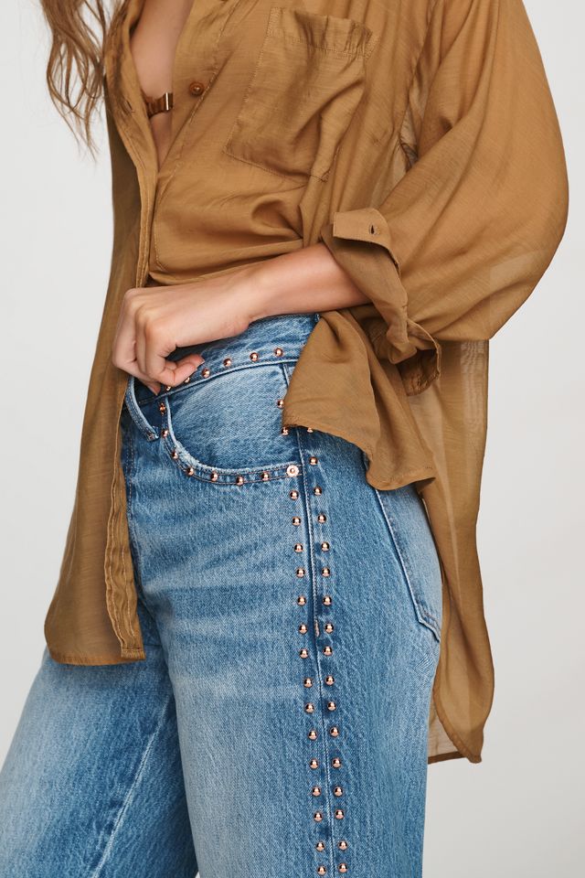 PISTOLA Lexi Mid-Rise Barrel Jeans #3